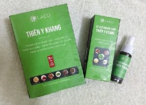 5. Thuốc xịt chống mồ hôi tay chân Thiên Y Khang