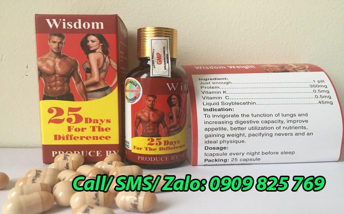 Thuốc tăng cân vitamin Wisdom Weight chính hãng
