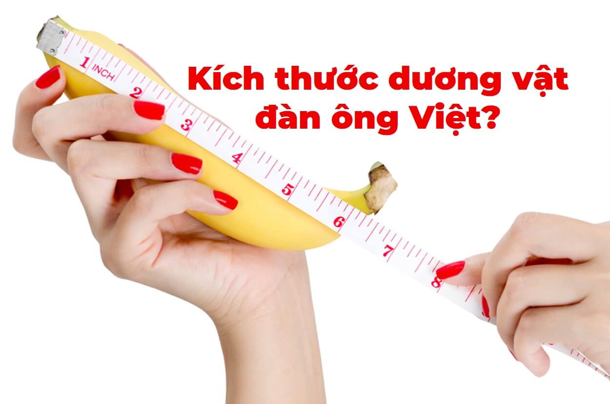 Độ dài "cậu nhỏ" người Việt Nam ở mức trung bình