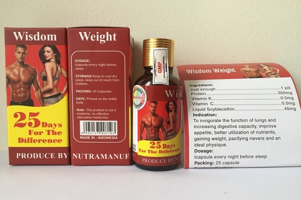 Mua thuốc tăng cân Wisdom Weight tại Đà Nẵng