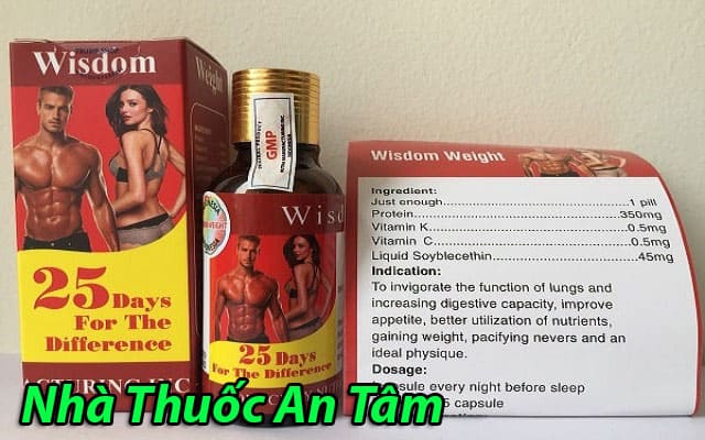 thuốc tăng cân Wisdom Weight tại Bình Phước