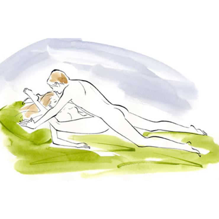Tư thế vỏ sò giúp nàng tăng khoái cảm quan hệ vợ chồng