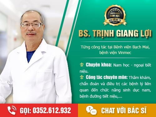 Bác sĩ Trịnh Giang Lợi