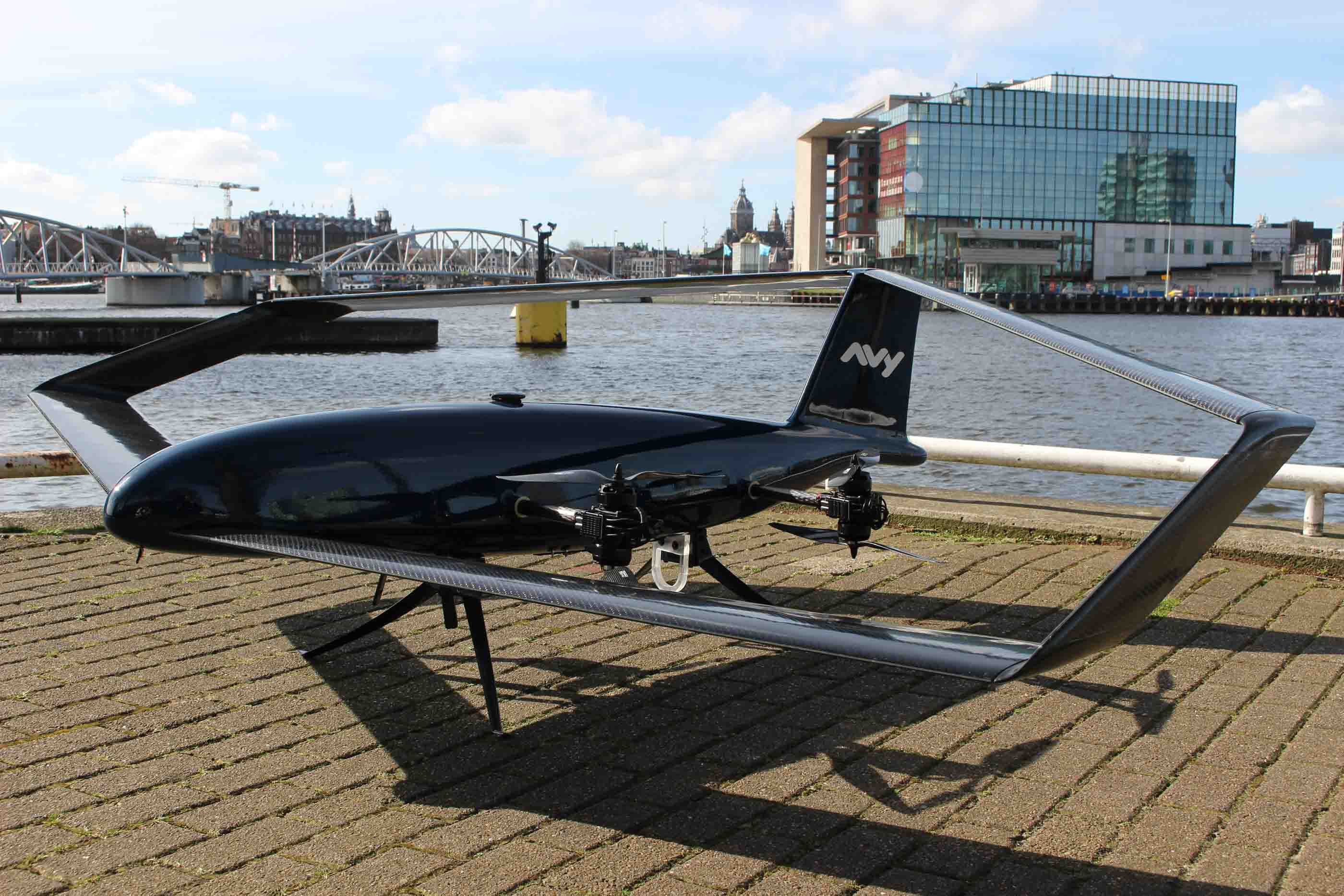 Avy drone ready for take off