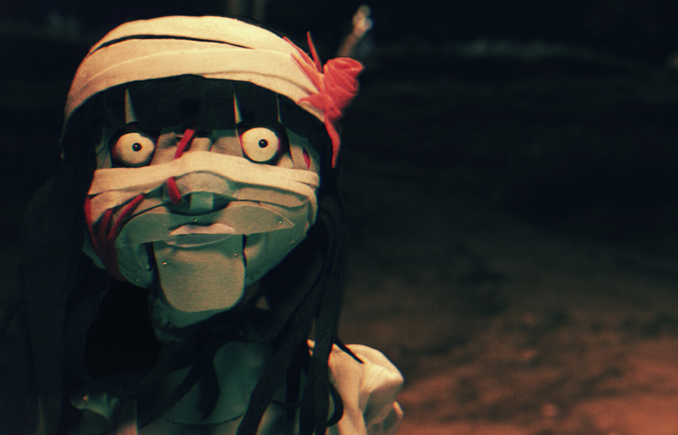 Zombie puppet animation for Microsoft Zune