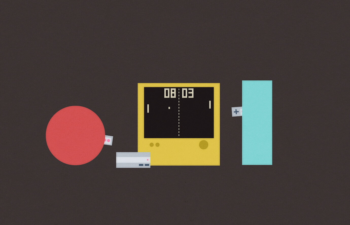Series of short animations about a circle and rectangle for Blind's core values