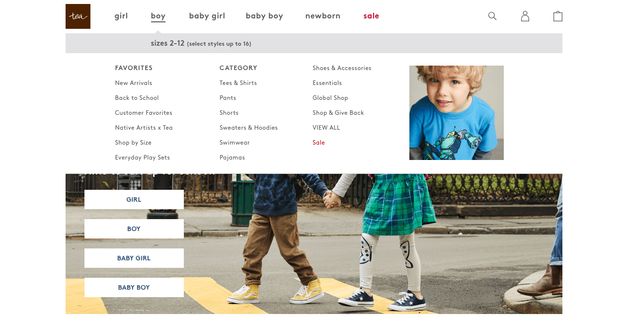 Website Navigation image