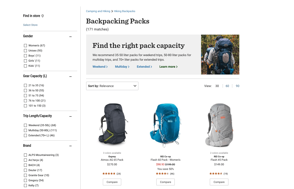 dig further with more sub category filters image