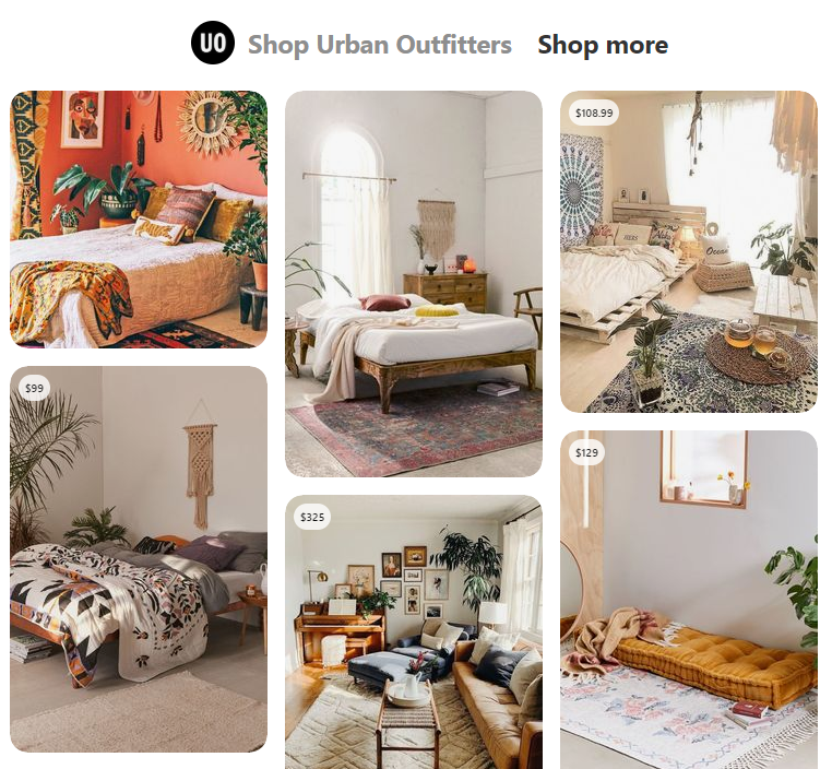 Pinterest shopping