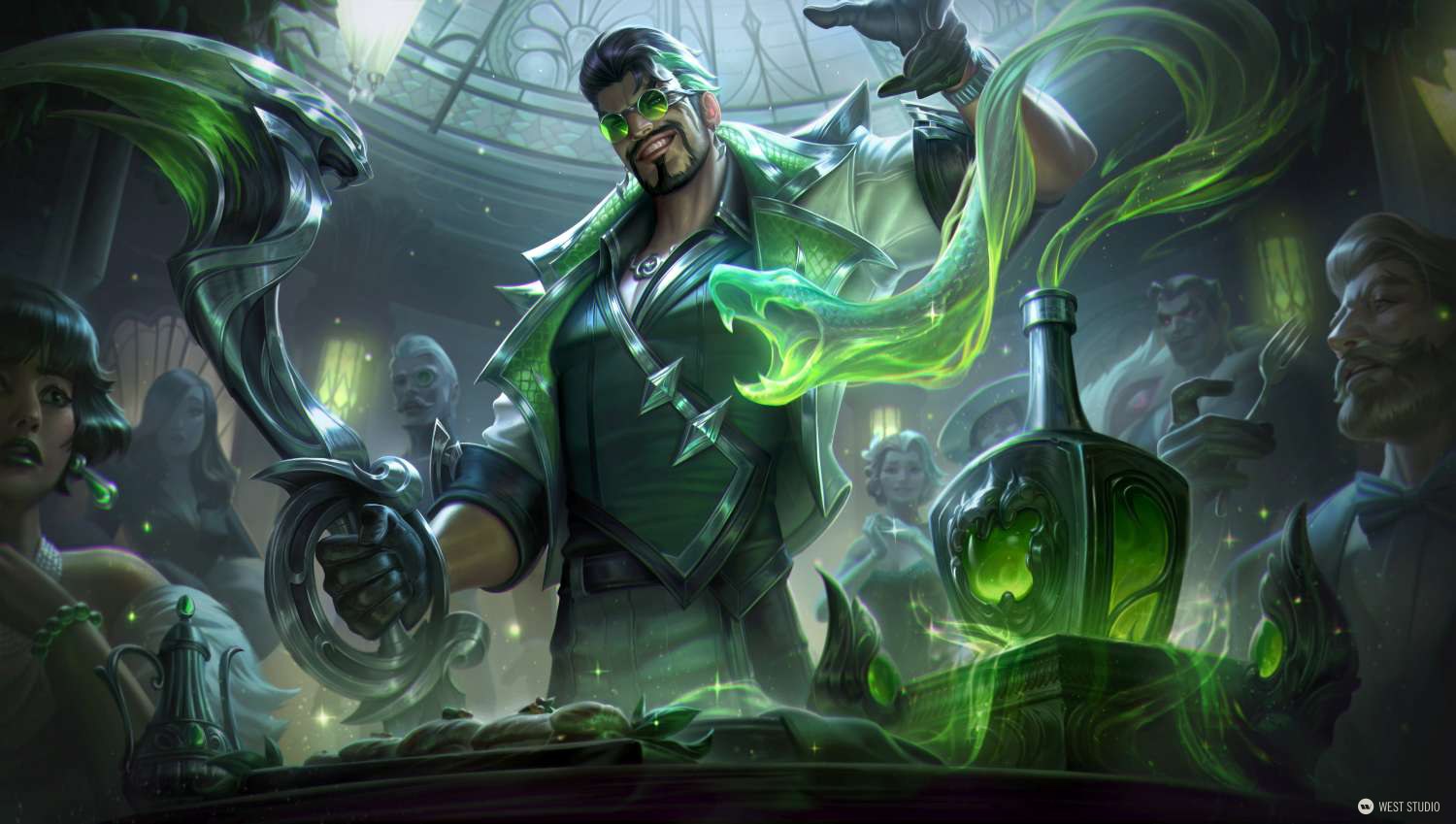West Studio League Of Legends Splash Art