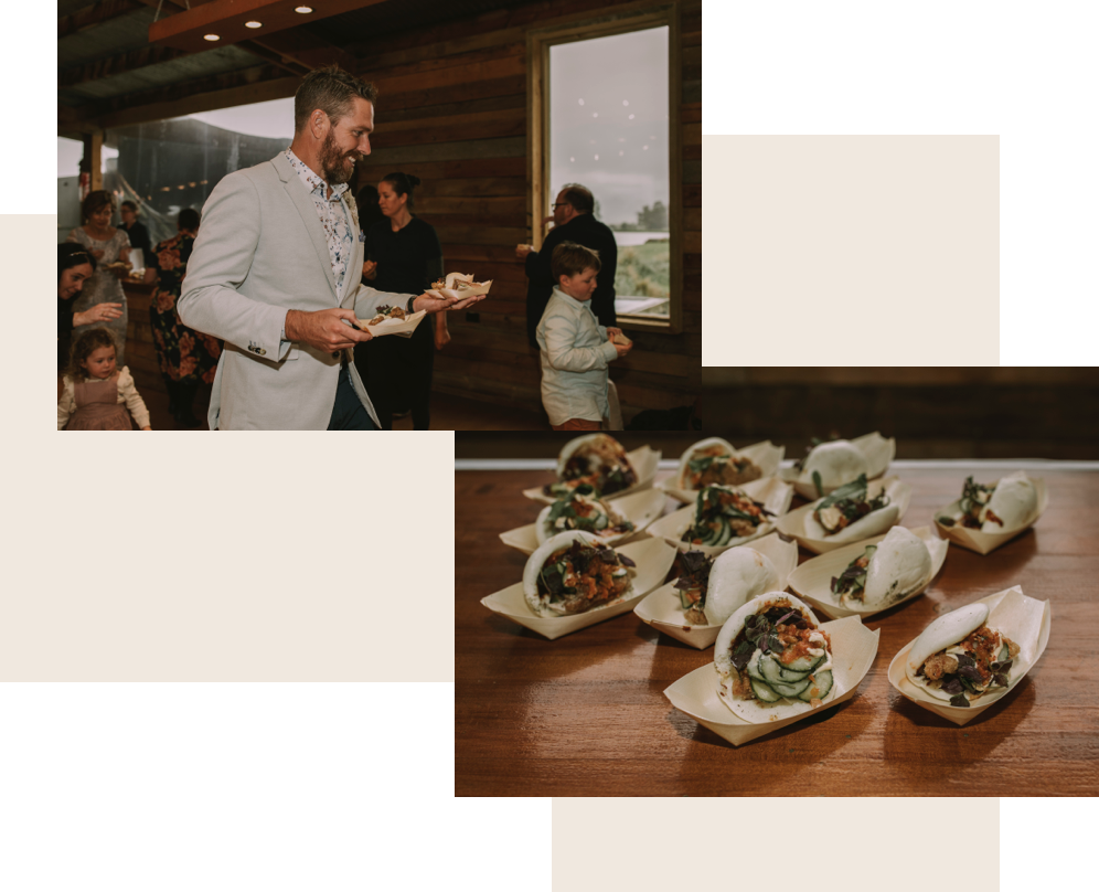 Walk and Fork wedding dining