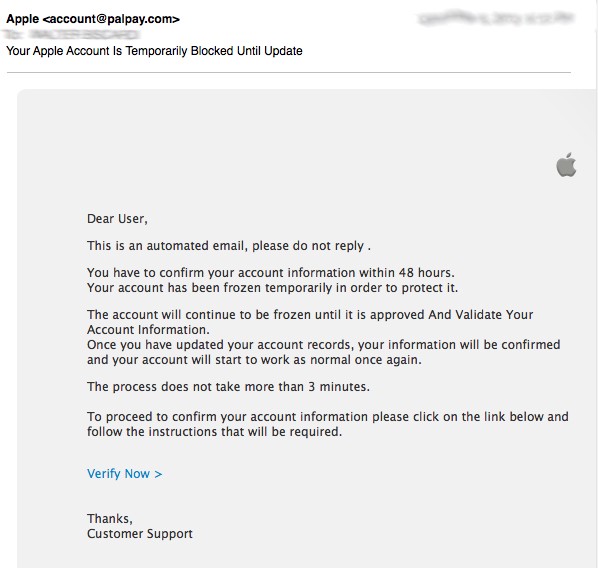 Jocr E-mail Phishing