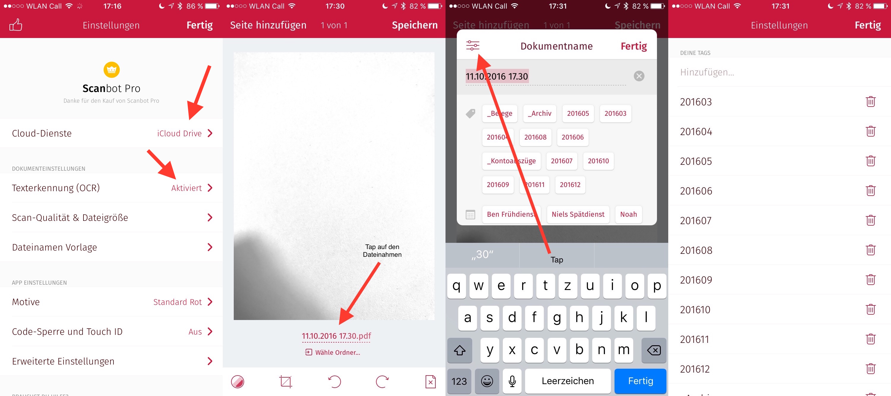 Jocr iCloud Drive Scanbot