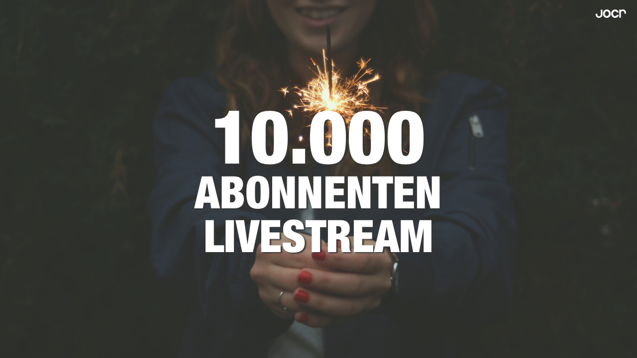 Jocr 10.000 Abonnenten