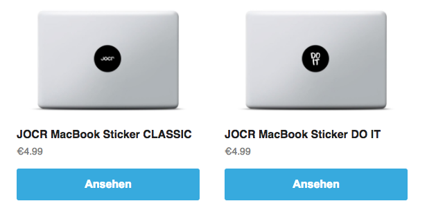 Jocr MacBook Sticker