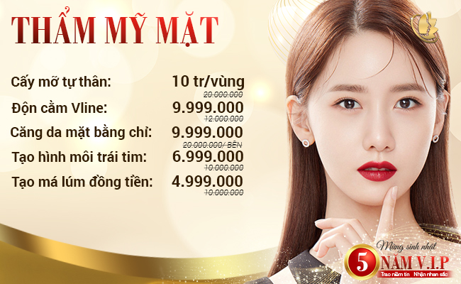 khuyến mãi thẩm mỹ mặt
