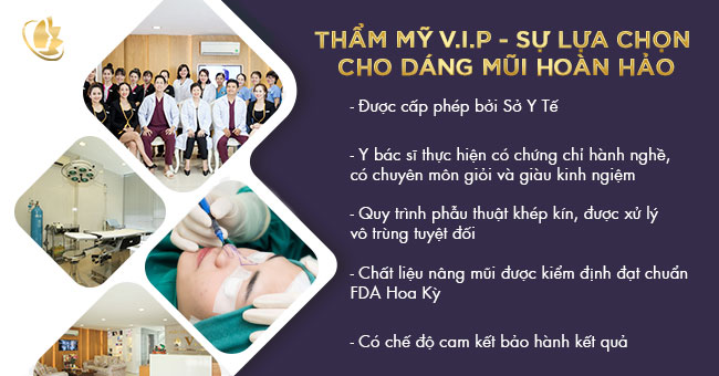 thẩm mỹ vip nâng mũi