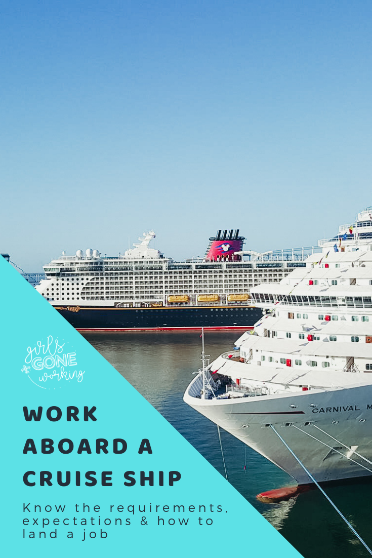 Work aboard a cruise ship
