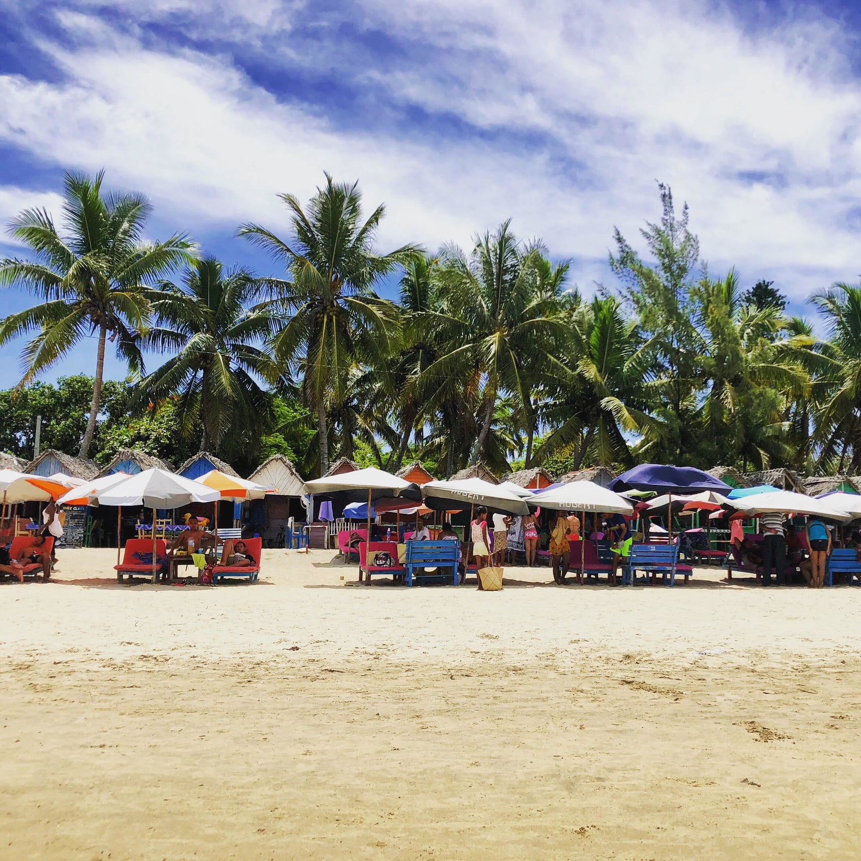 A sunny day at the beach in Madagascar for a Peace Corps volunteer