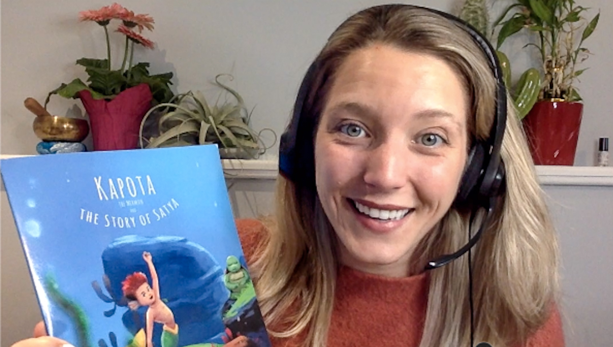 A screenshot of a teacher introduction video on Outschool