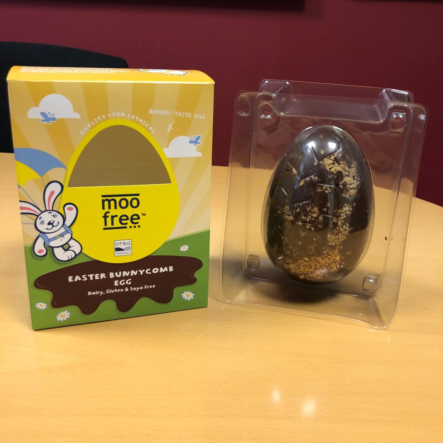 Moo free's vegan easter egg.