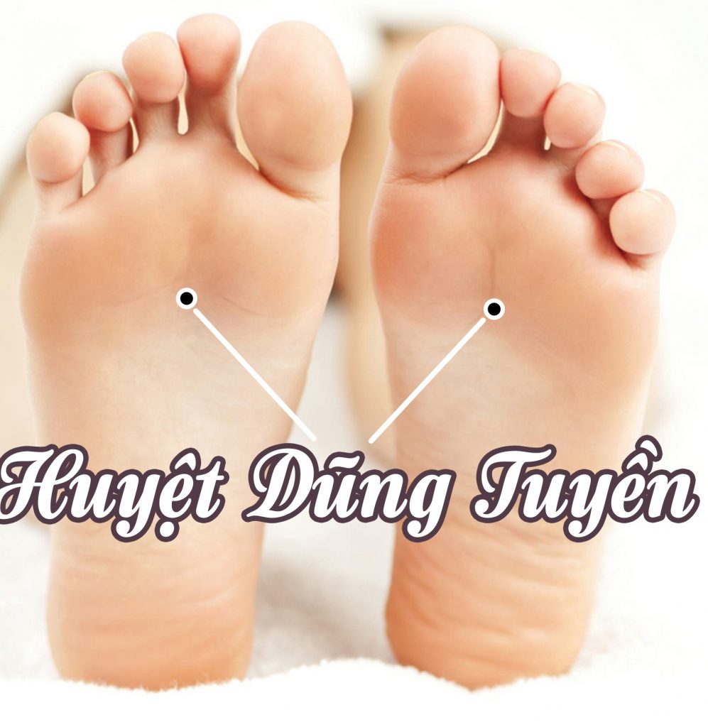 Bấm huyệt Dũng Tuyền giúp mọc tóc