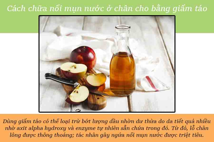 giấm táo trị ngứa cho bà bầu