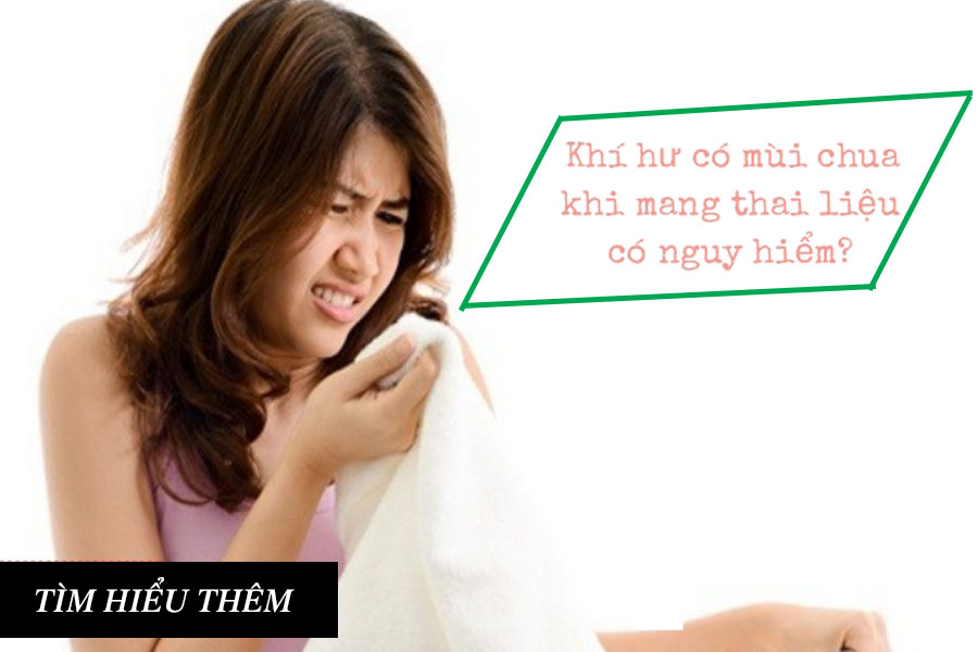 khí hư có mùi chua