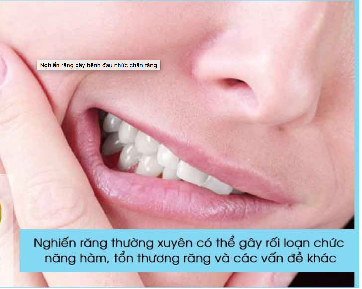 nghiến răng làm đau răng