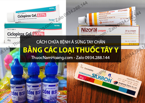 thuốc chữa á sừng ở tay chân