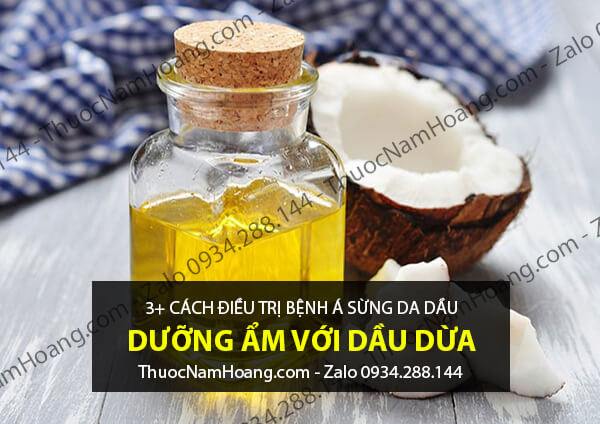 cách chữa á sừng da đầu bằng dầu dừa