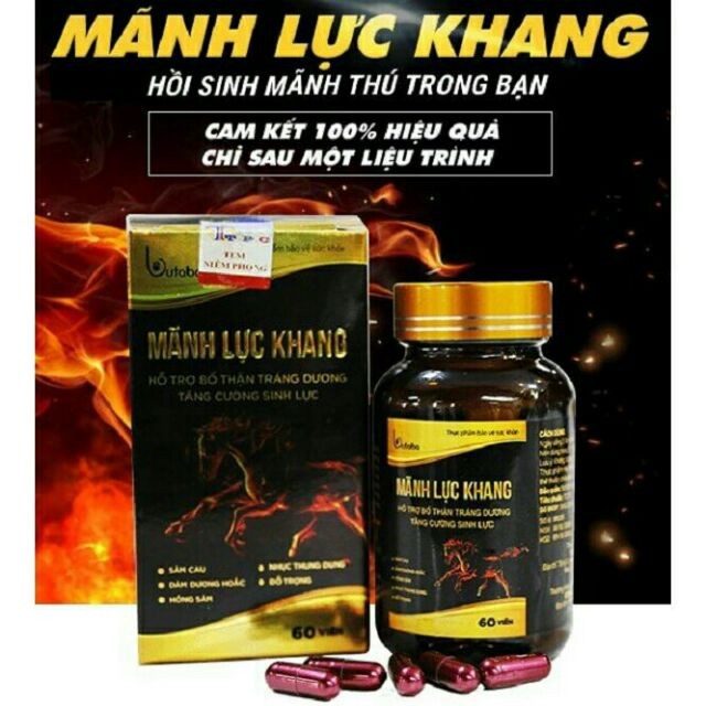 Thuốc trị yếu sinh lý Mãnh Lực Khang