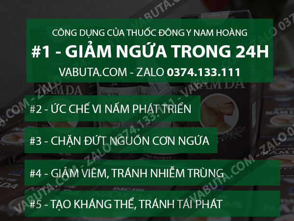 tác dụng của thuốc trị ngứa tay chân về đêm