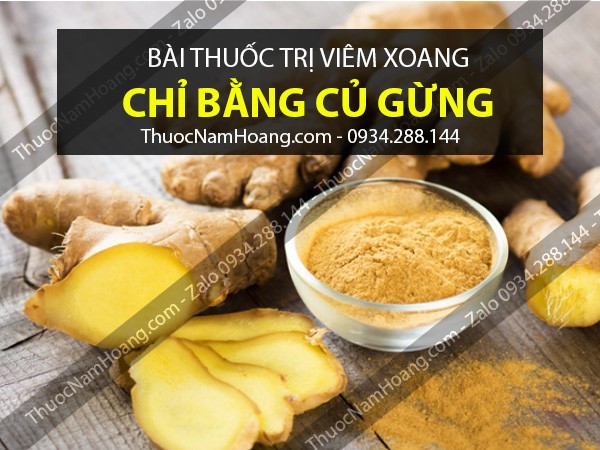 bài thuốc chữa viêm xoang sàng sau