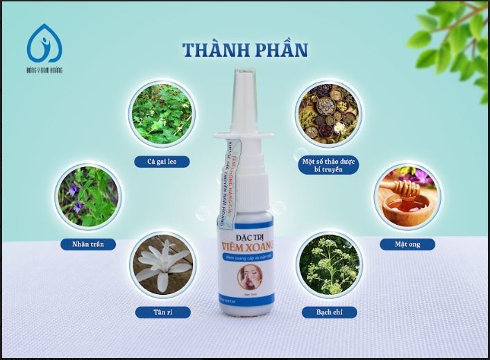 thành phần thuốc trị viêm xoang dị ứng thời tiết Nam Hoàng