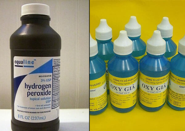 cách triệt râu mép bằng oxy già