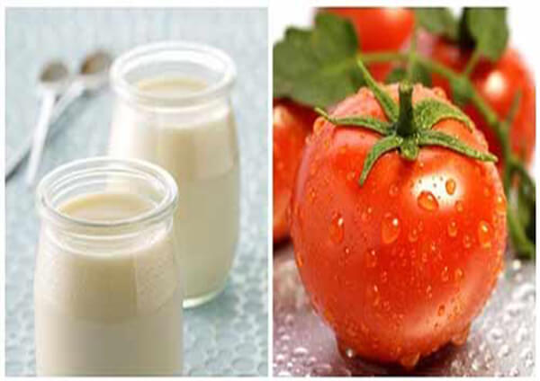 cách tẩy râu ria mép bằng cà chua và sữa chua