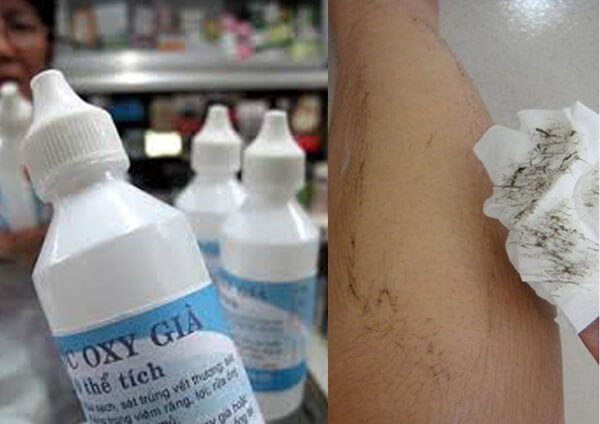 cách tẩy ria mép cho nữ bằng oxy già