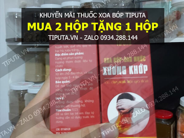 thuốc xoa bóp xương khớp TIPUTA