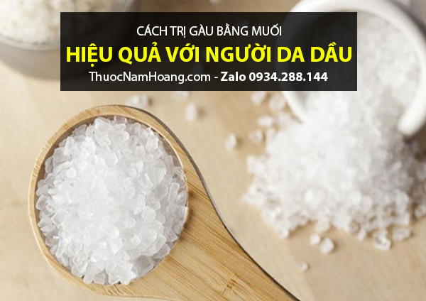 muối có tác dụng trị gàu không