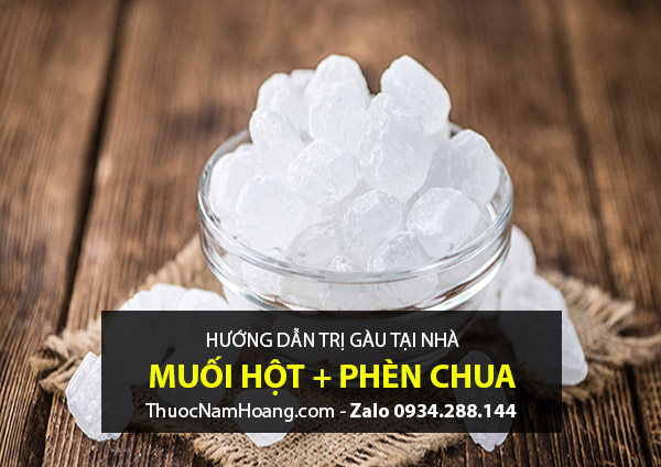 Mẹo điều trị gàu bằng muối và phèn chua nhanh nhất