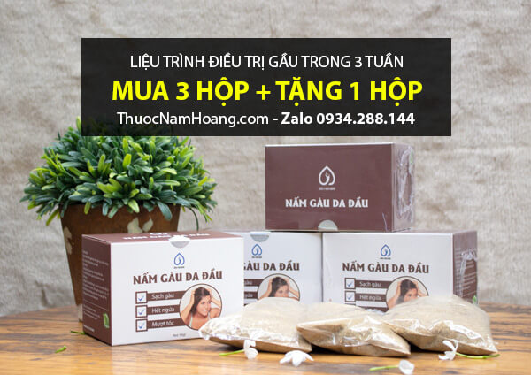 liệu trình thuốc đặc trị gàu nam hoàng