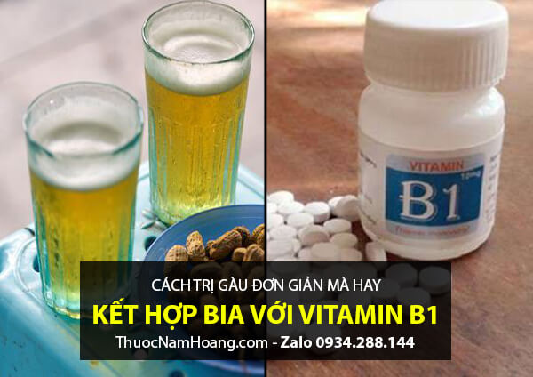 Cách làm sạch gàu trên tóc bằng bia với vitamin B1