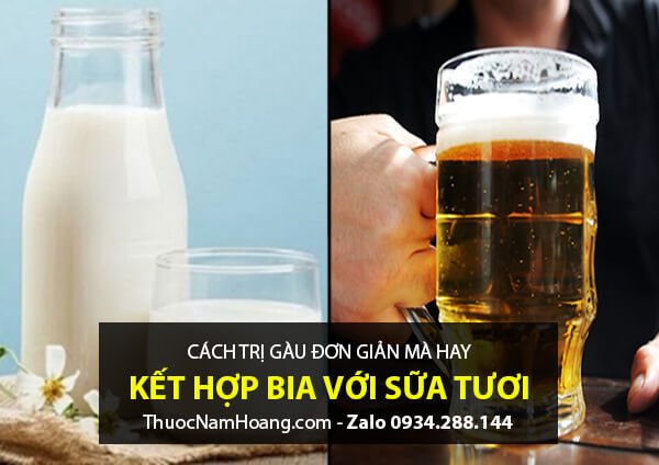 Làm thế nào để hết gàu với bia và sữa tươi