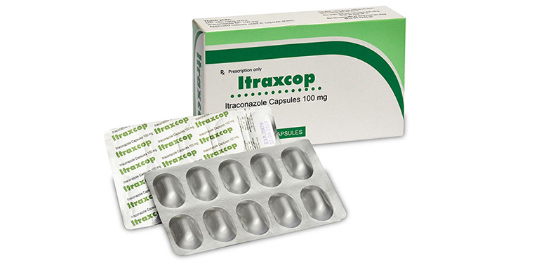 Thuốc dạng uống trị lác đồng tiền Itraxcop