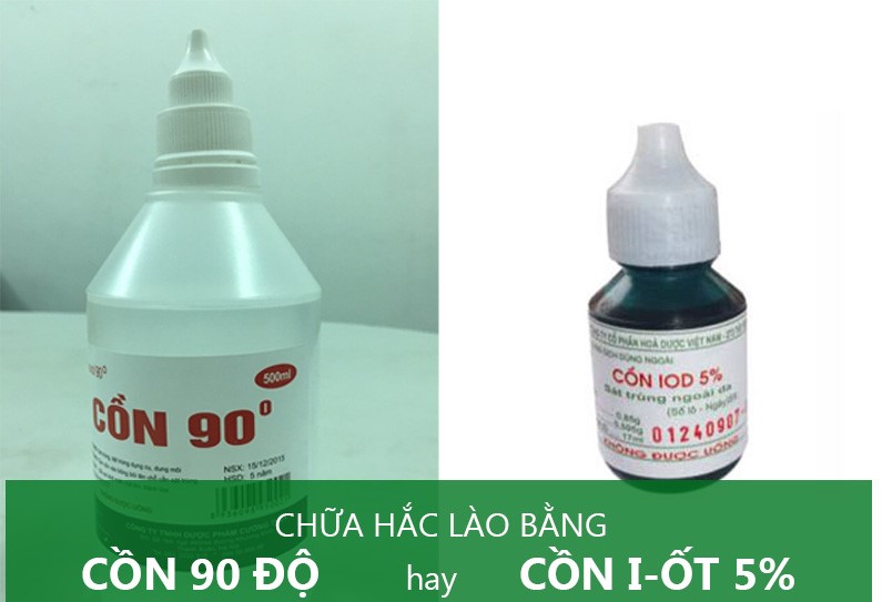 chữa hắc lào bằng cồn