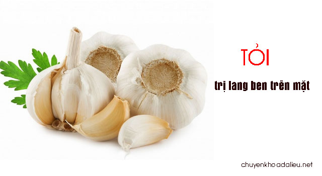 trị lang beng bằng tỏi