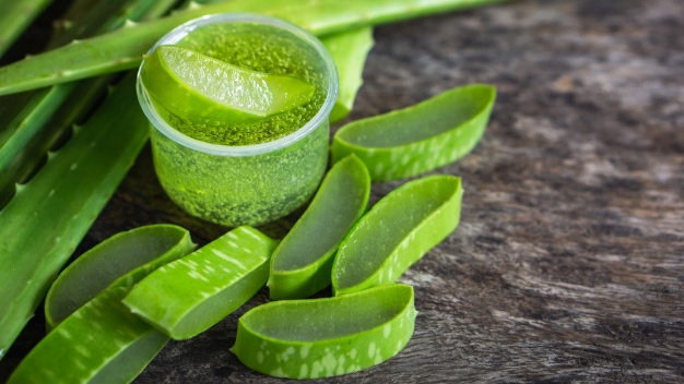 Dùng Gel Nha Đam trị gàu