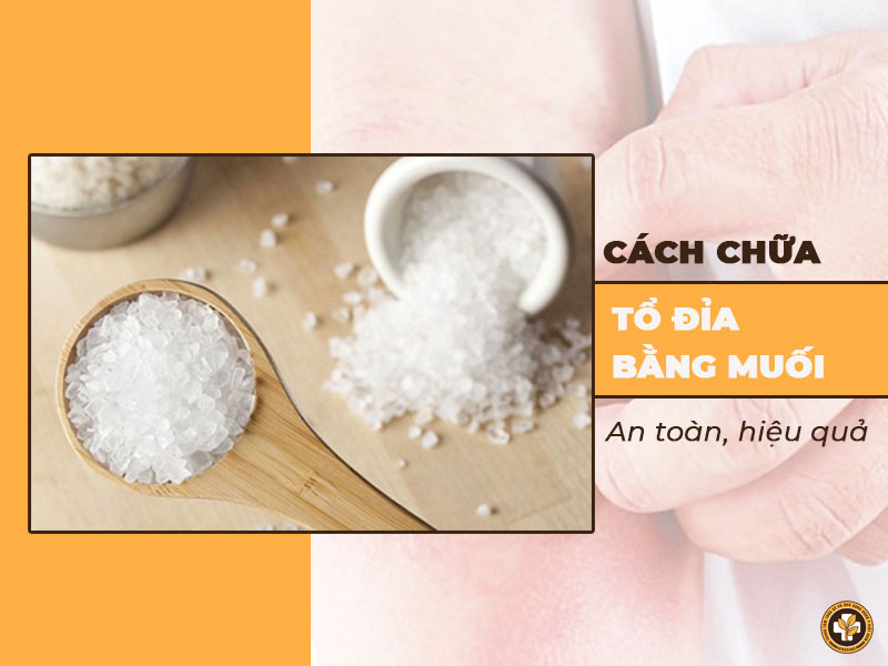cách tri tổ đỉa bằng muối
