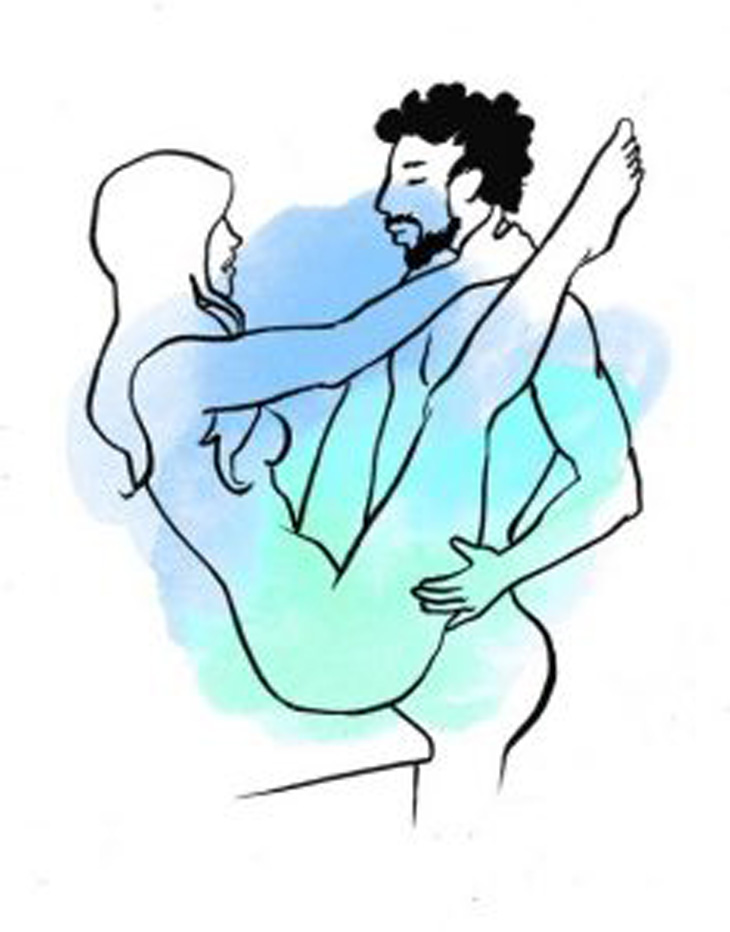 Tư thế thác nước tình yêu
